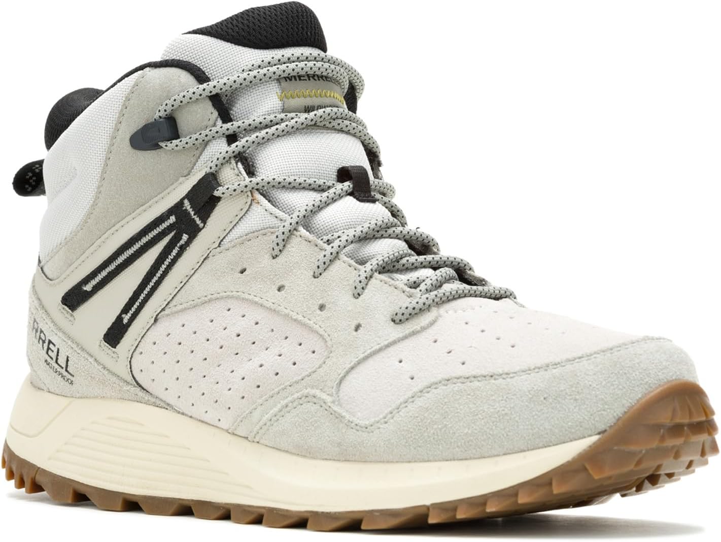 

Мужские водонепроницаемые кожаные ботинки Merrell Wildwood Mid, Fog