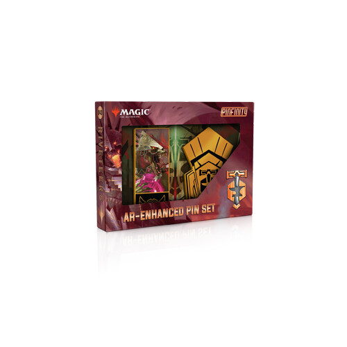 

Коробка для хранения настольных игр Magic: The Gathering – New Capenna Crime Riveteers Ar Pin Set