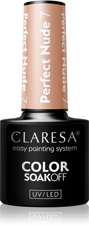 

Гибридный лак для ногтей Claresa SoakOff UV/LED Color Perfect Nude, 7 5 g