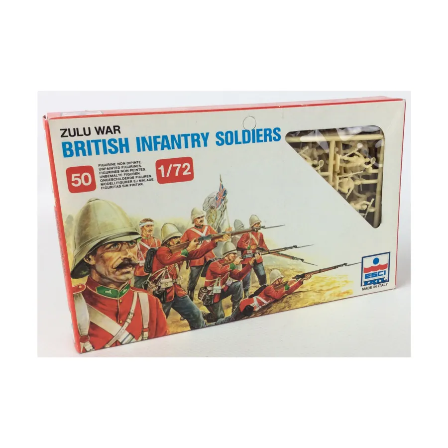 

Зулусская война - Британская пехота, Plastic Military Figures (1:72) (ESCI)