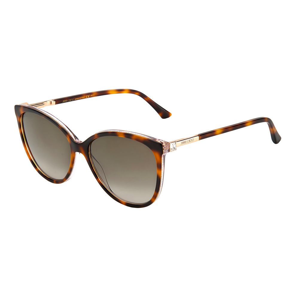 

Коричневые солнцезащитные очки из ацетата Jimmy Choo Eyewear