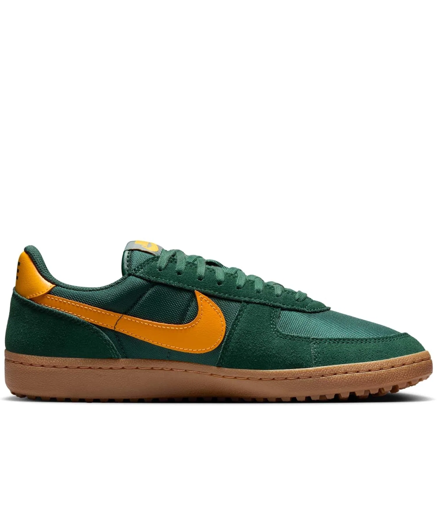 Мужские кроссовки Nike Field General из замши зелёные — фото 3
