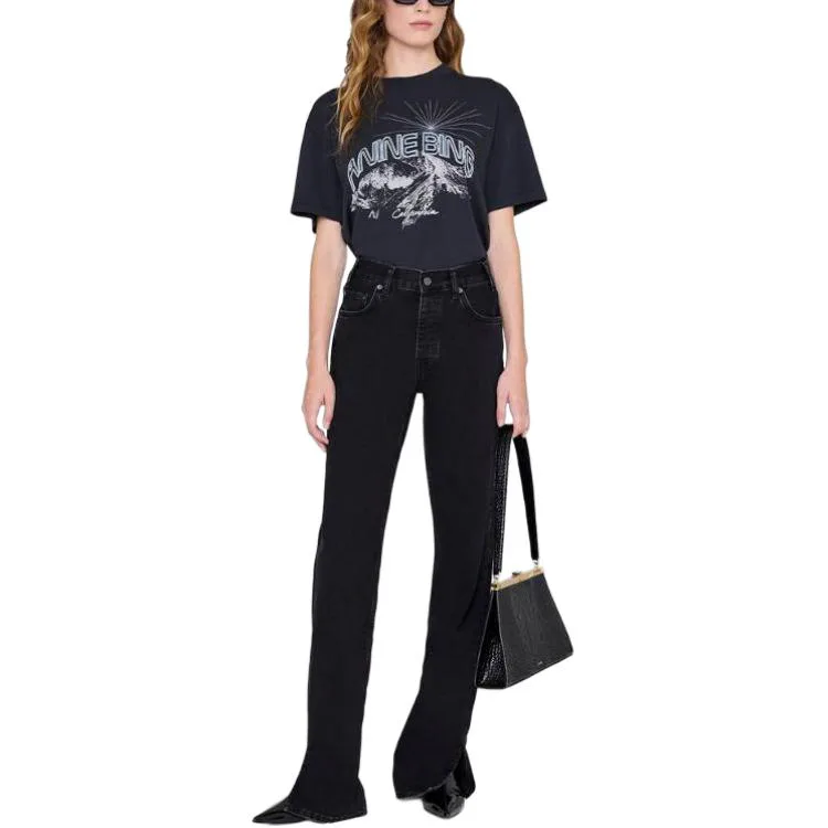 

Футболка Walker с круглым вырезом Anine Bing, синий