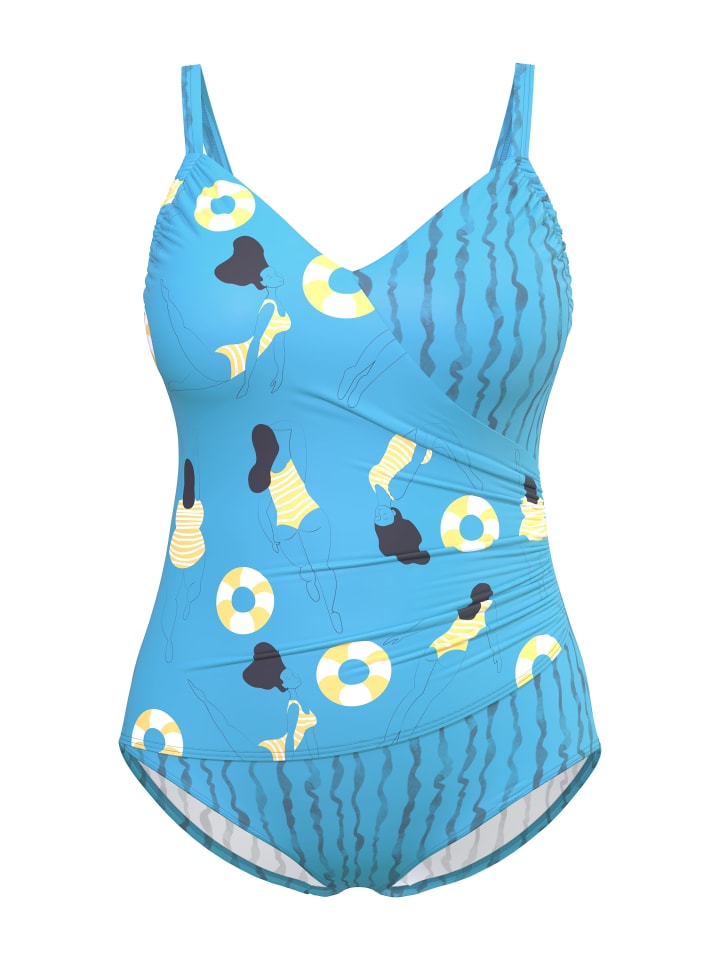 

Купальник Ulla Popken, бирюзовый