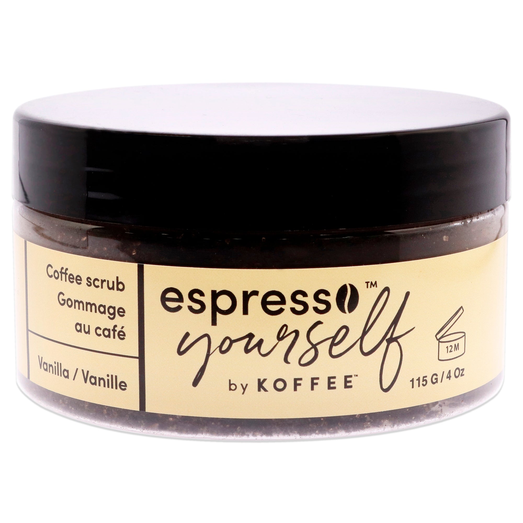 Кофейный скраб «Ванильный» от Koffee Beauty для мужчин и женщин - скраб 4 унции Koffee Beauty, Vanilla — фото 2
