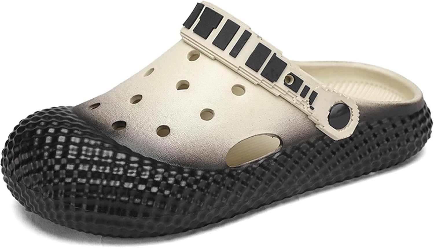 

Мужские и женские модные сандалии на лето, дышащие, противоскользящие, для прогулок и отдыха, деревянные сабо, садовая обувь, легкие, быстросохнущие, пляжные сандалии, обувь для водных видов спорта Generic, черный