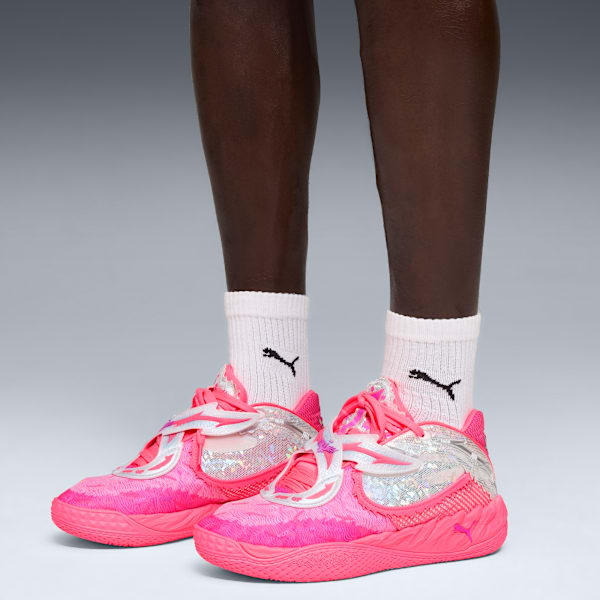 Мужские баскетбольные кроссовки Puma X Lamelo Ball Mb.05 World Tour, розовый — фото 2