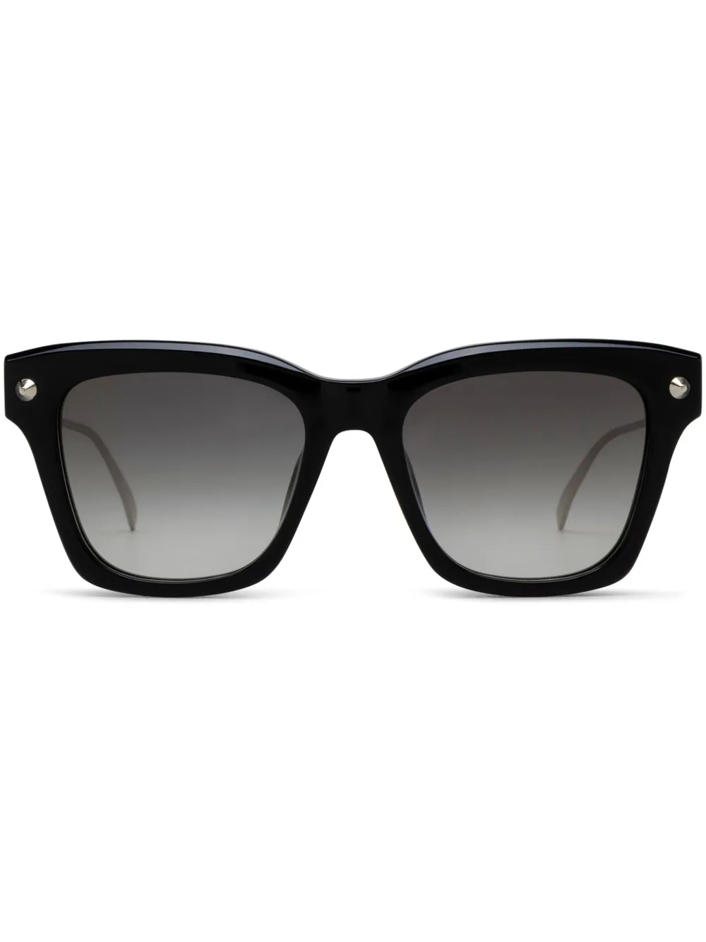 

Солнцезащитные очки в квадратной оправе Alexander McQueen Eyewear, черный