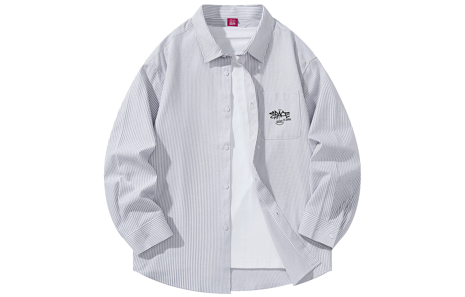 

Рубашки унисекс с отворотом, средней длины Disney, серый