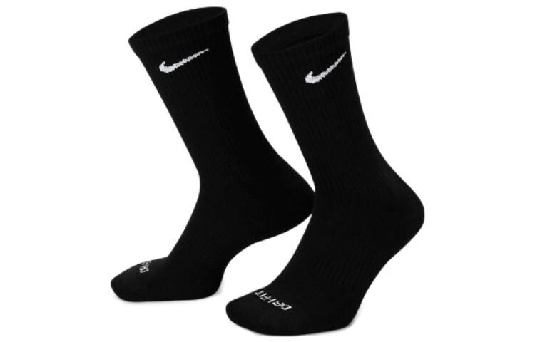 

Мужские носки Nike до середины икры, цвет 3 Pack (Black)