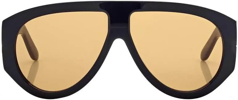 

Модные ретро-солнцезащитные очки-авиаторы OSAGAMA большого размера для женщин и мужчин, в стиле 70-х, дизайнерские, с толстой оправой, классические, Black/Brown