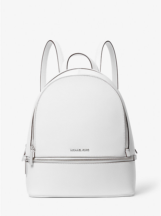 

Средний рюкзак Rhea из шагреневой кожи Michael Kors, белый