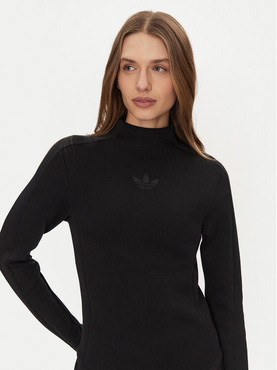 Блузка облегающего кроя Structured Interlock JJ0937 Adidas, черный — фото 4