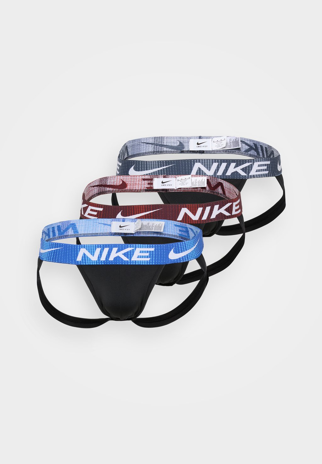 

Трусы-брифы JOCK STRAP 3 PACK Nike Underwear, черный