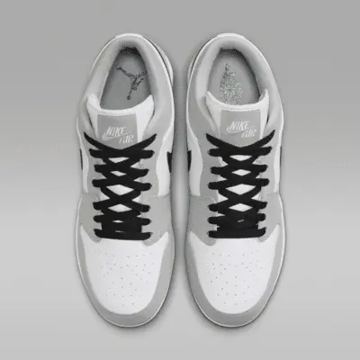 Бутсы Jordan 1 Retro MCS Low, цвет Light Smoke Grey/White/Black — фото 4