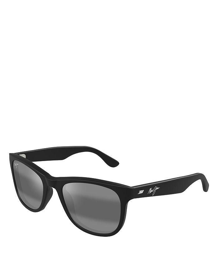 

Kikonia XL Rectangle Sunglasses, 56mm Maui Jim, черный