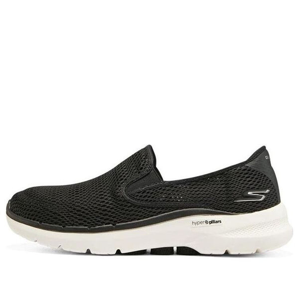 

Кроссовки go walk 6 'black white' Skechers, черный