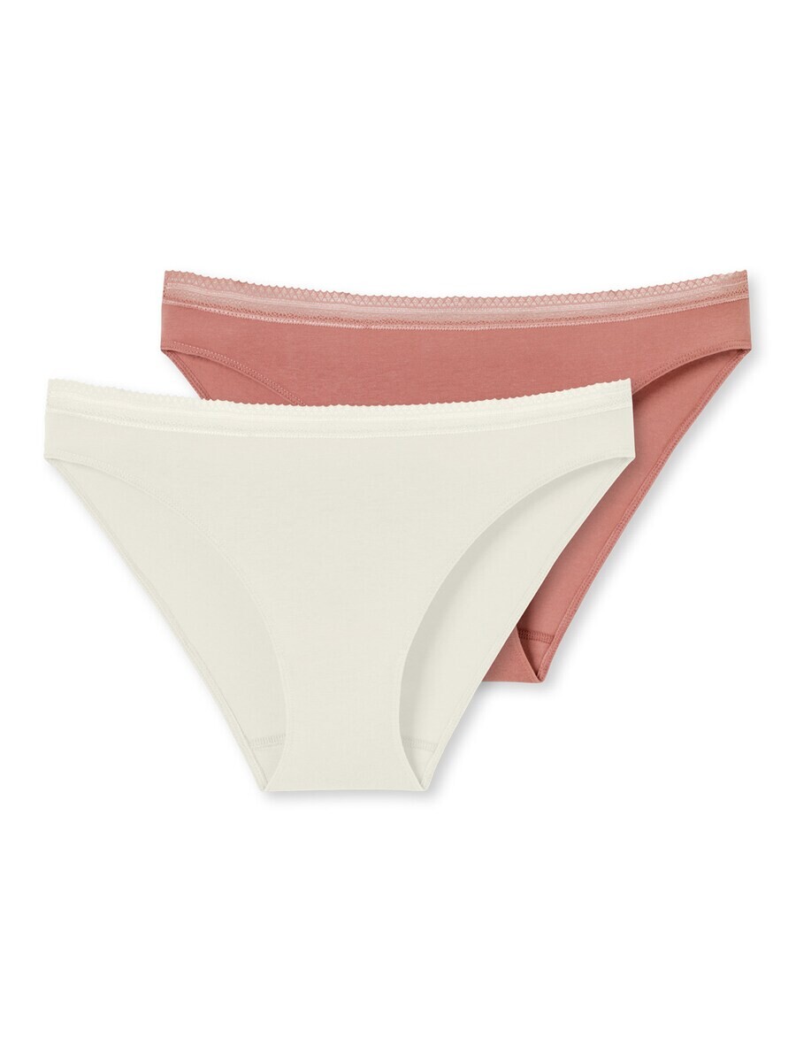 

Трусики SCHIESSER Panty Rio, цвет dusky pink/white