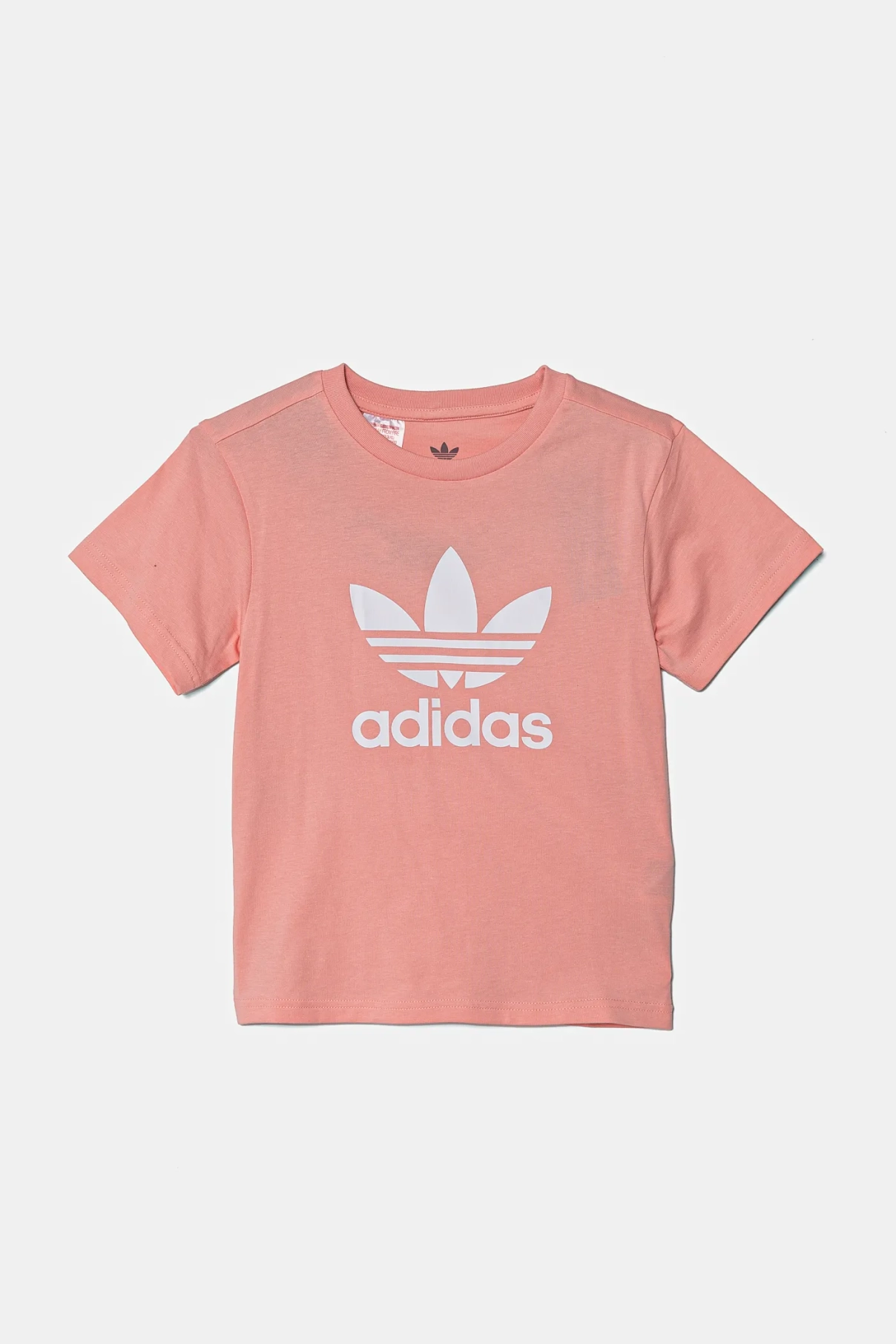 

Хлопковая футболка для детей adidas Originals, оранжевый