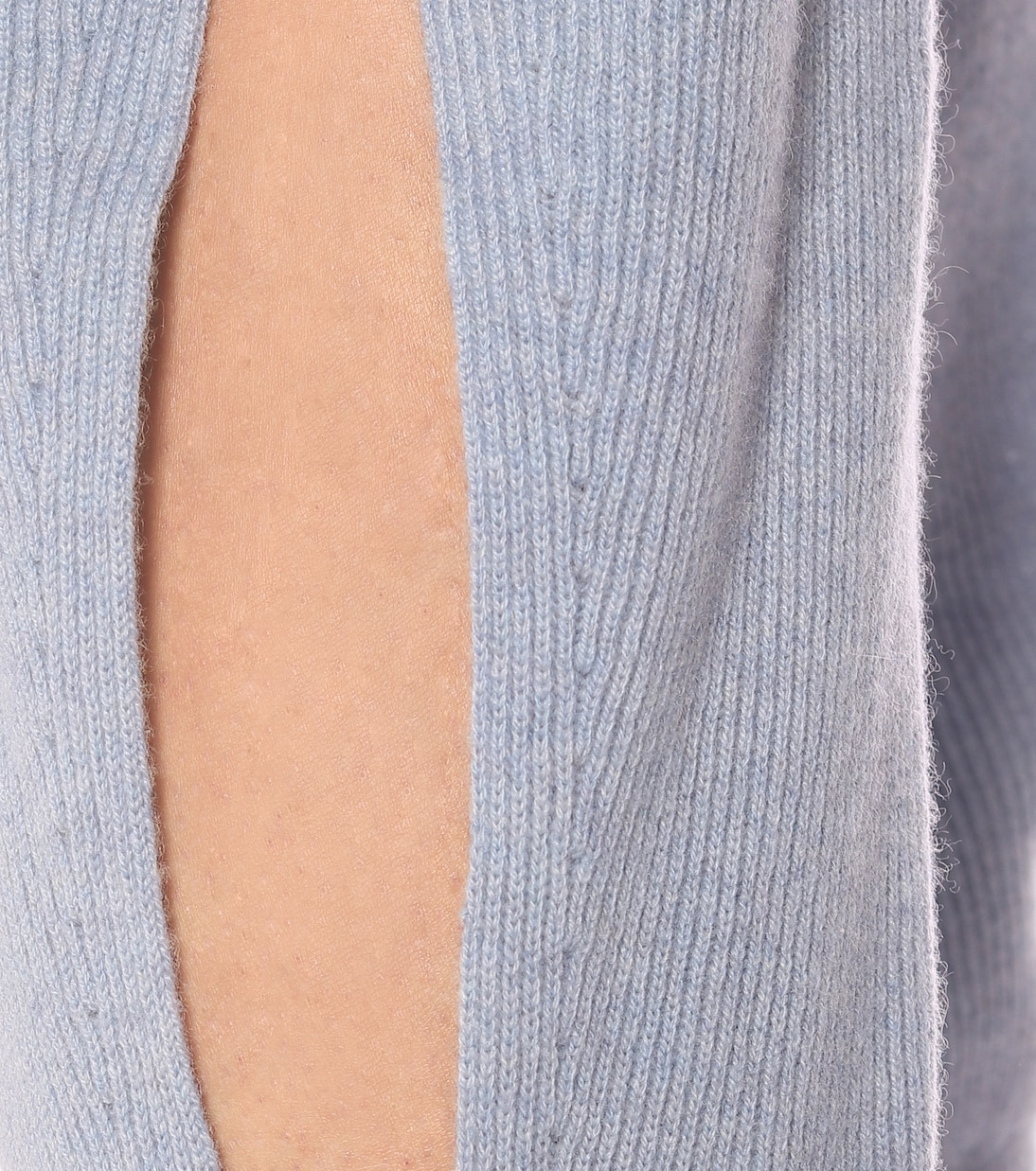 Спортивные брюки из кашемира и шерсти Stella McCartney, Angel Blue — фото 4