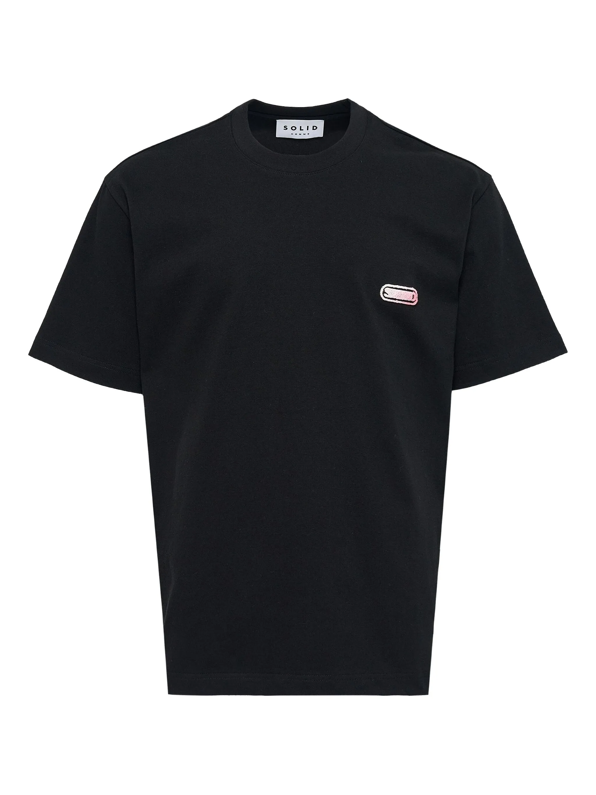 

Футболка с логотипом Solid Homme, черный