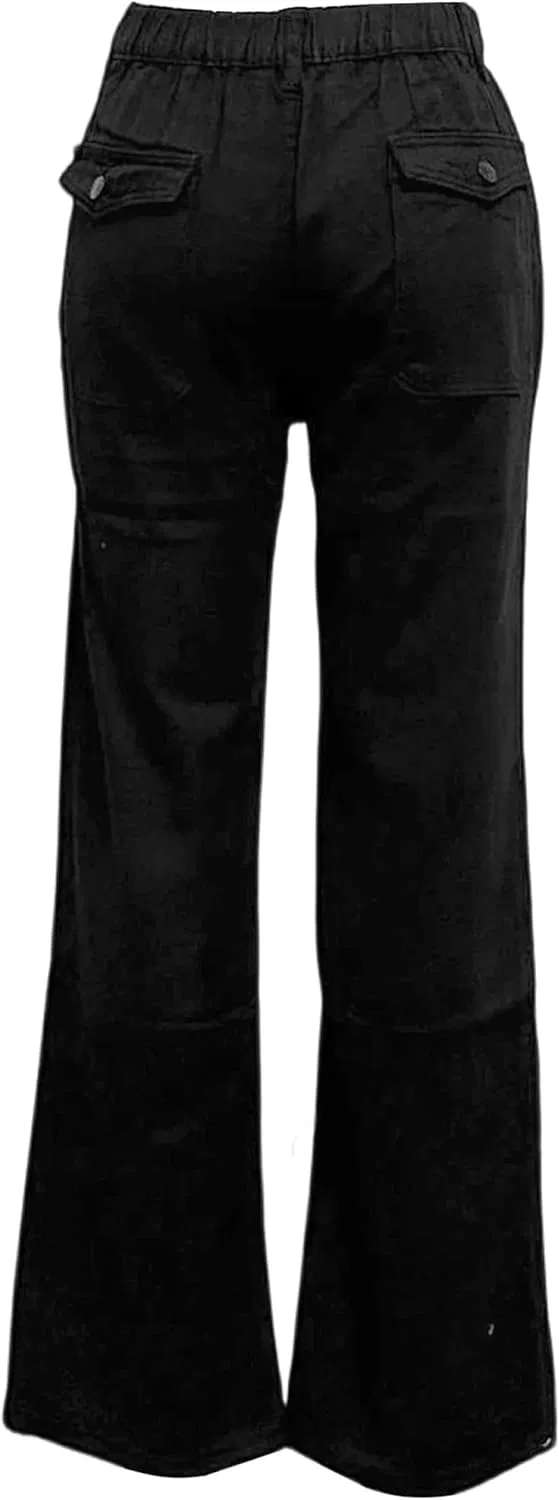 Джинсы свободные Baggy Wide Leg, Черный — фото 4