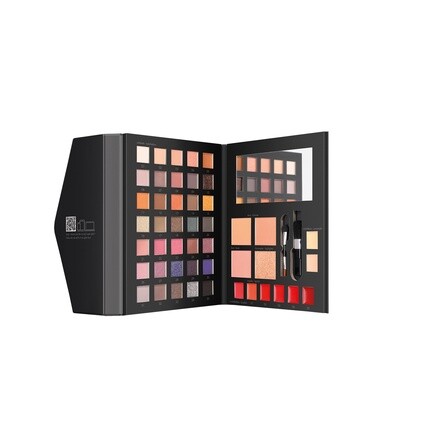 Подарочный набор Milano Women's Makeup Book Volume - Палитра теней для век, блеск, помады, пудра для лица в различных покрытиях и цветах от FSC Paper Deborah — фото 2