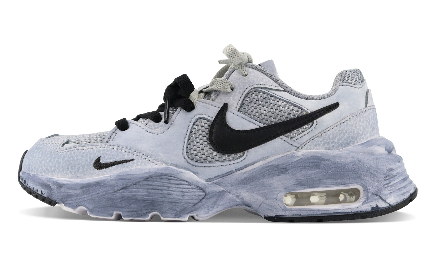 

Кроссовки Air Max Fusion женские с низким верхом серые/черные Nike