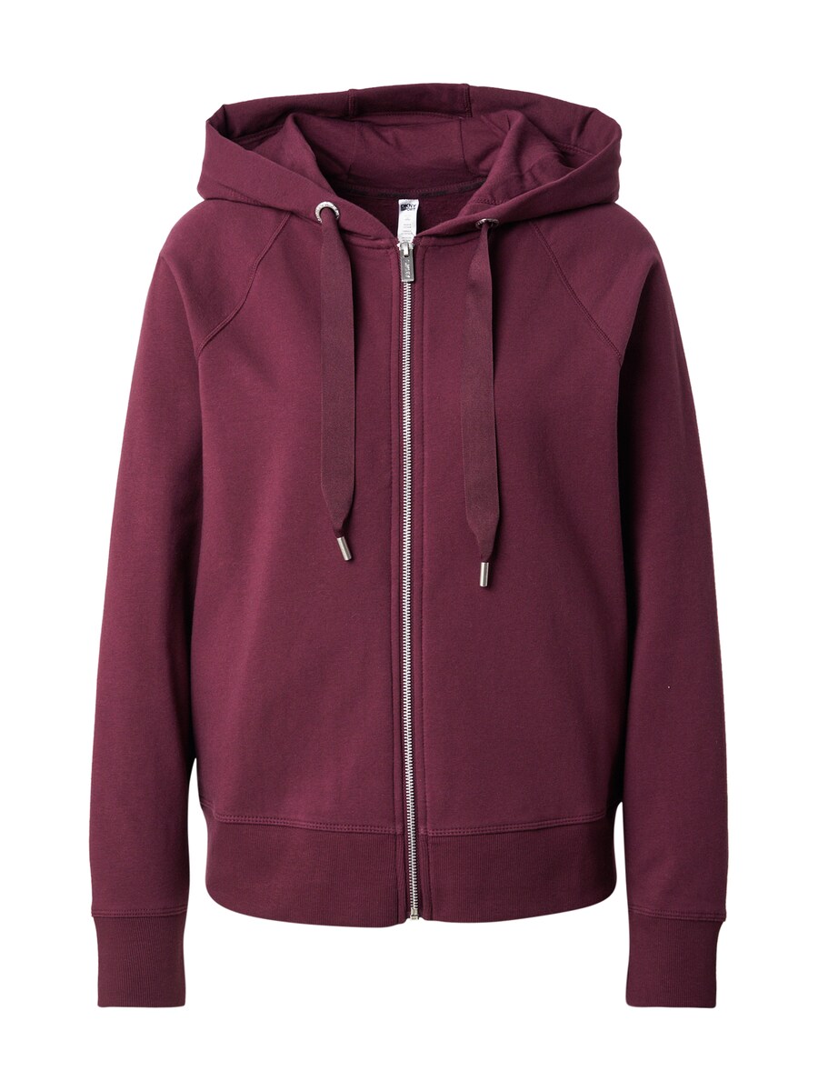 

Спортивная толстовка с капюшоном на молнии DKNY Performance, Wine Red