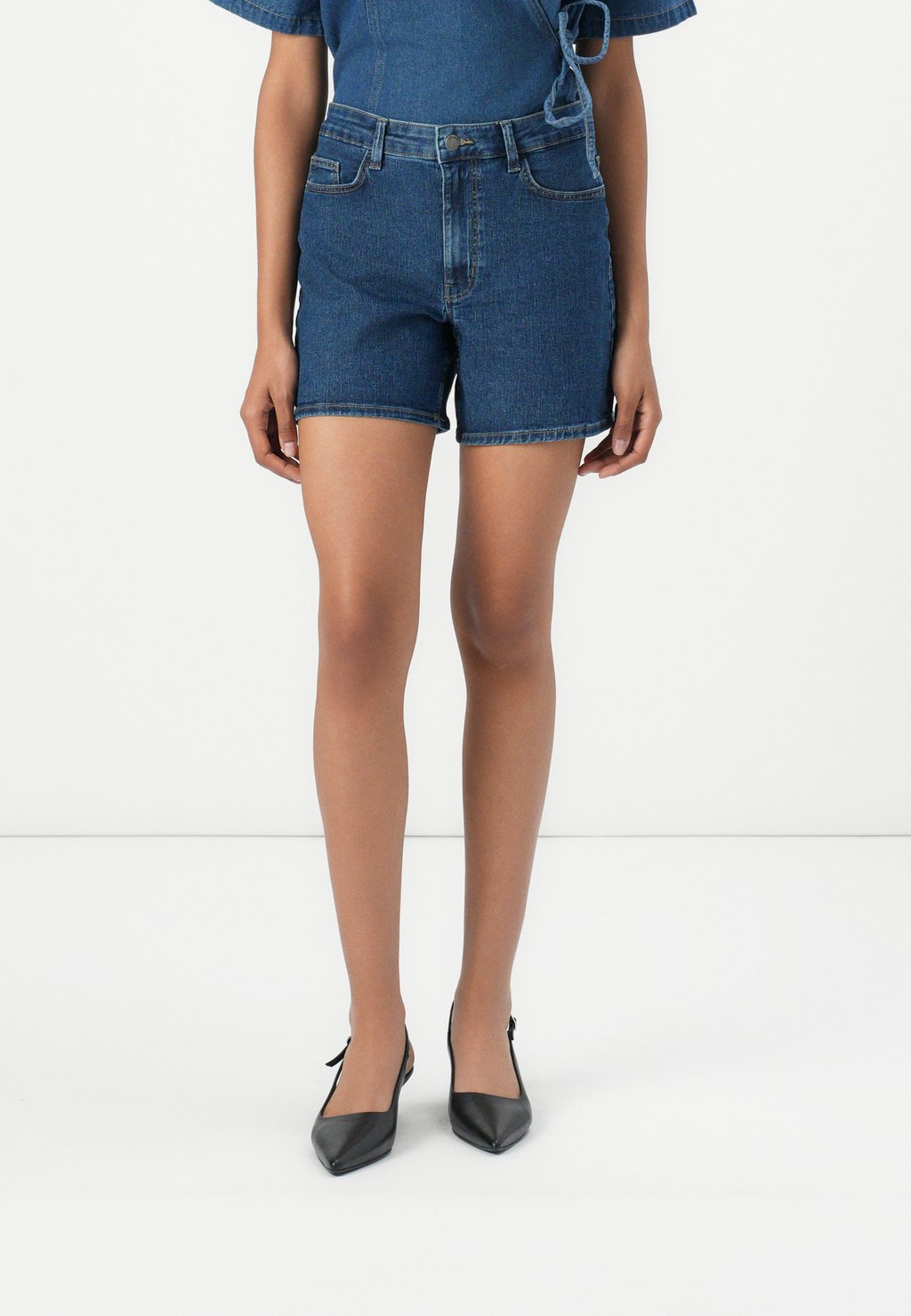 

Джинсовые шорты CLAUDIA JDY, цвет Medium Blue Denim
