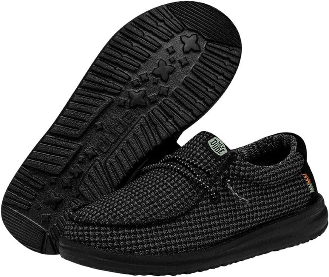 Детские мокасины Wally Toddler Sport Mesh Heydude, черный — фото 3