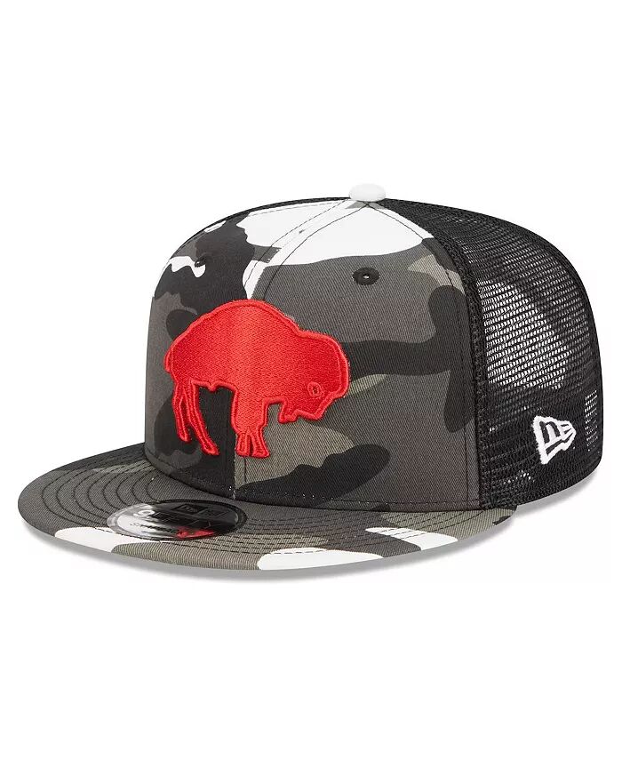 

Мужская кепка с камуфляжным принтом Buffalo Bills 9Fifty Trucker Snapback New Era, зеленый