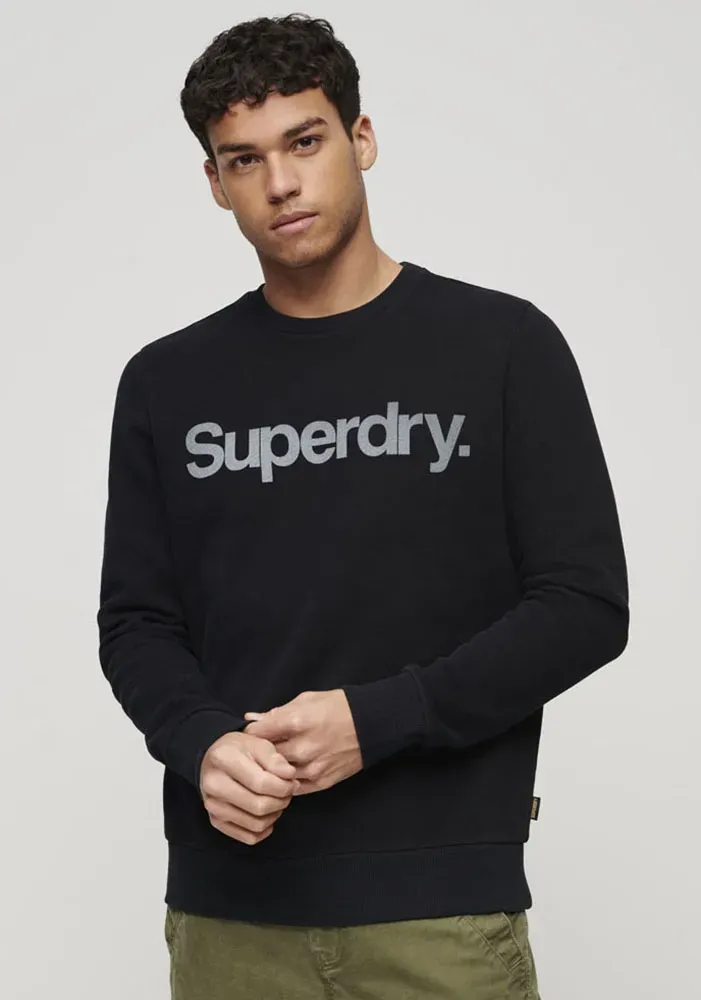 

Толстовка Superdry "CORE LOGO CITY LOOSE CREW", черный