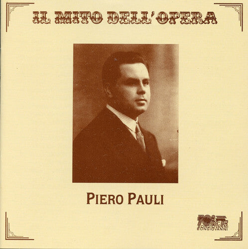 

CD диск Pauli, Piero: Arias