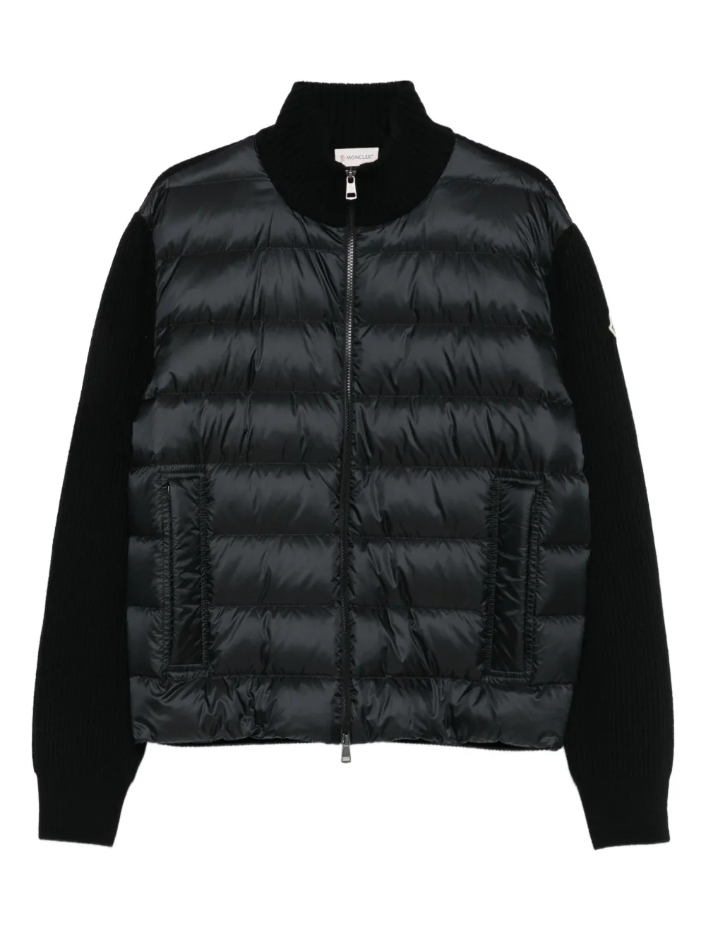 

Стеганый кардиган с длинными рукавами MONCLER, черный