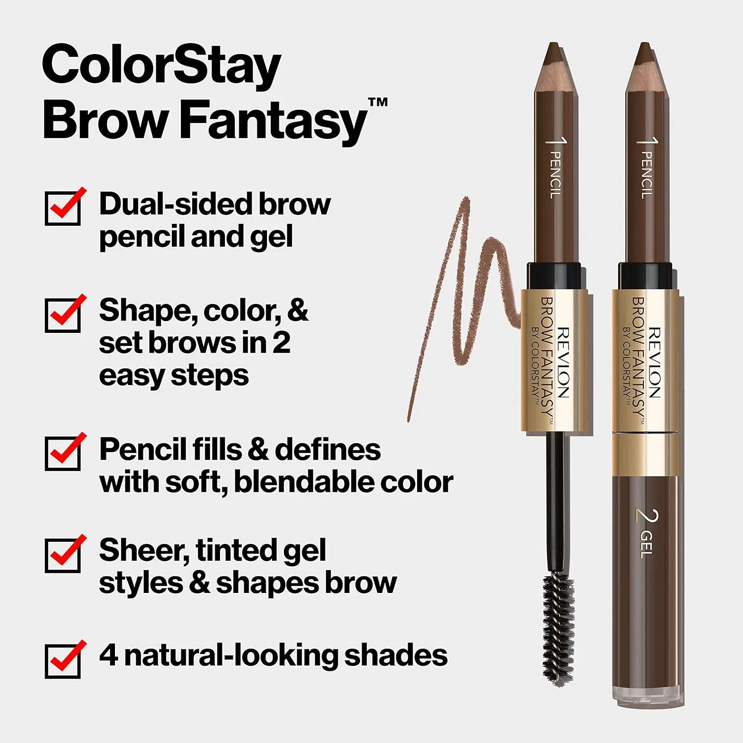 Карандаш для бровей Revlon Fantasy #105 0.01 oz (0.31 g) — фото 2