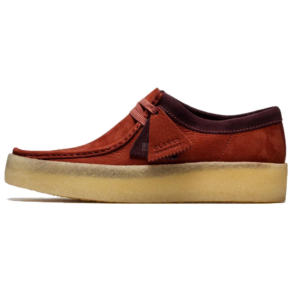 

Ботинки для пустыни Originals Wallabee Cup «BURGUNDY NUBUCK» Clarks, Red