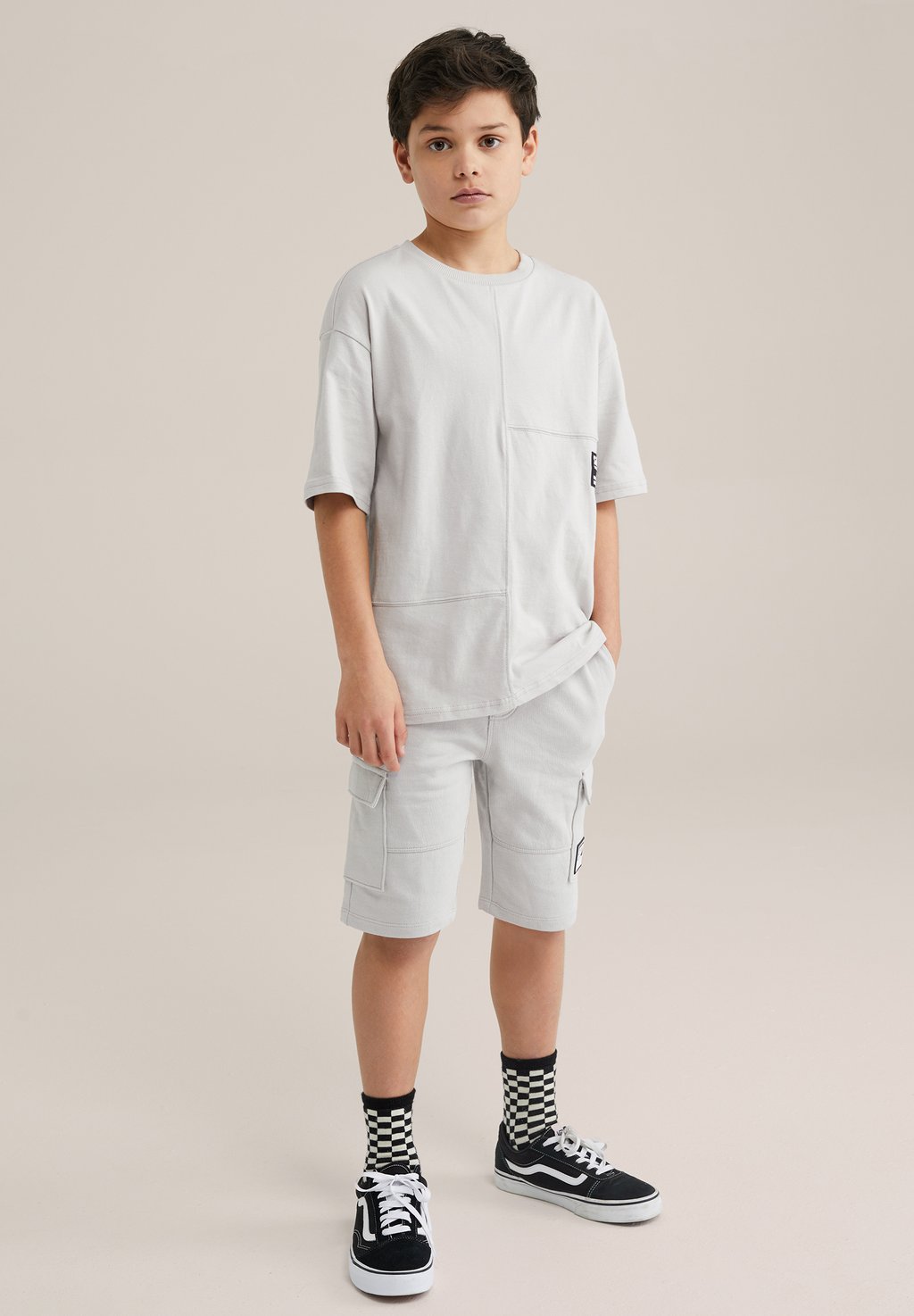 

Футболка с принтом SALTY DOG WE Fashion, светло-серый