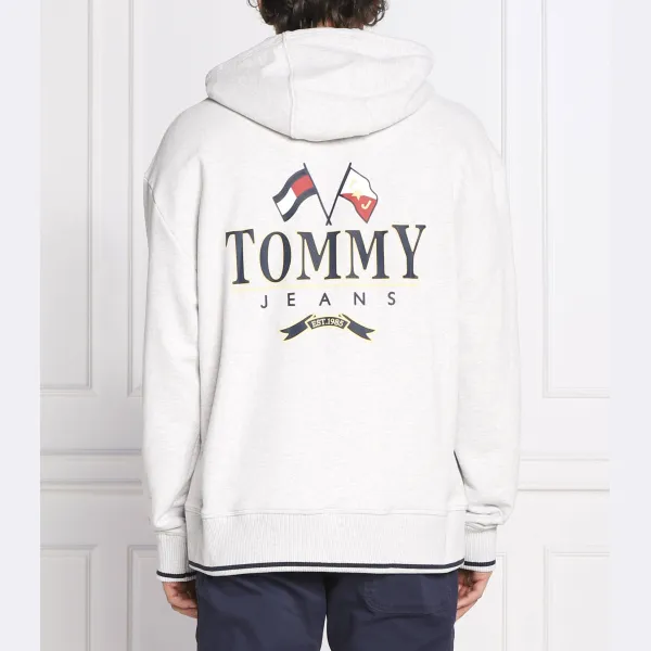 Толстовка свободного кроя со спиной Tommy Hilfiger, серый — фото 2