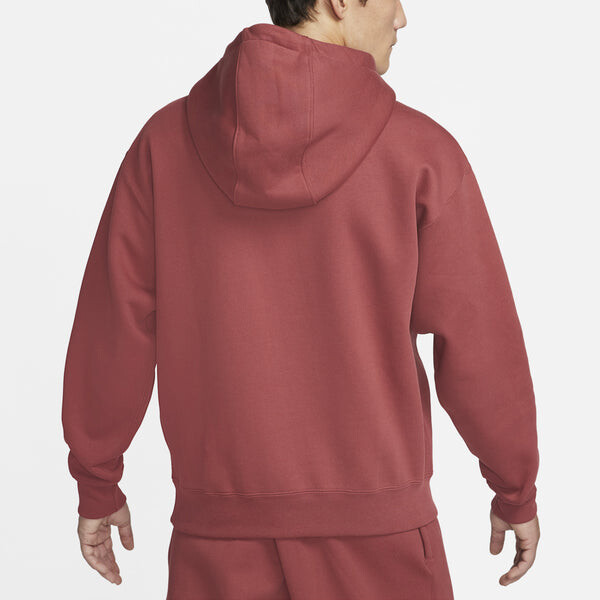 Толстовка Men's Nike Essentials Series LAb Embroidered Logo Drawstring Hooded Sports Red, красный — фото 4