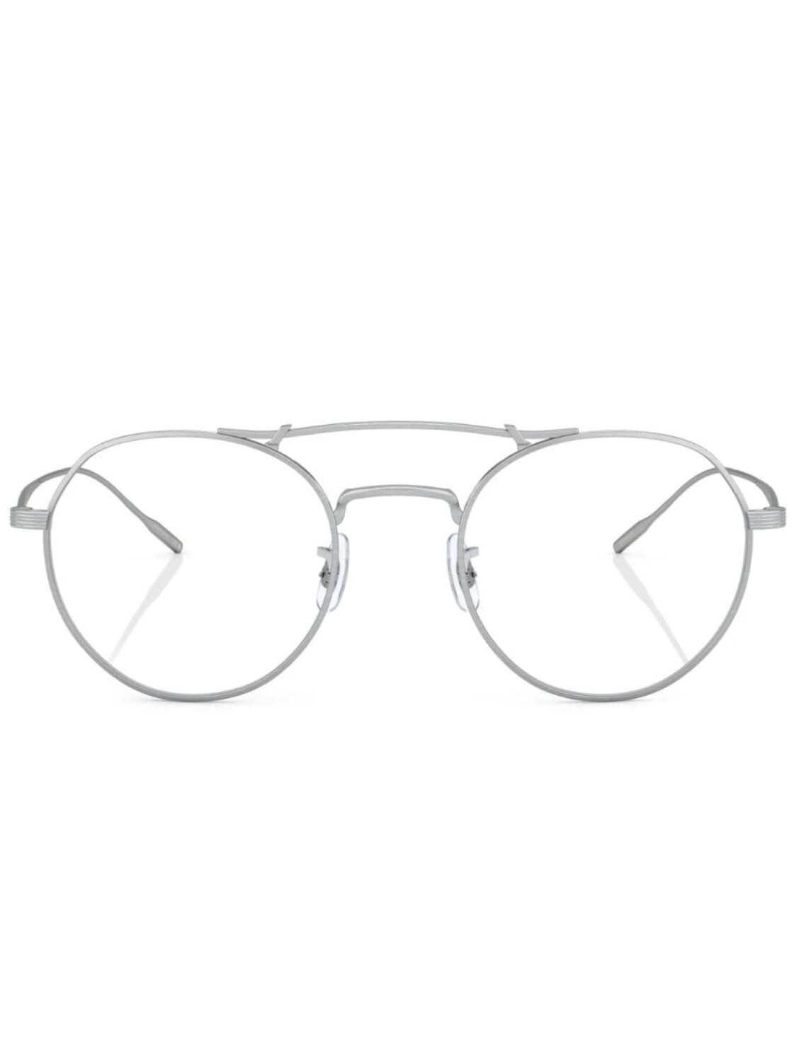 

Oliver Peoples очки Reymont в круглой оправе, серебристый