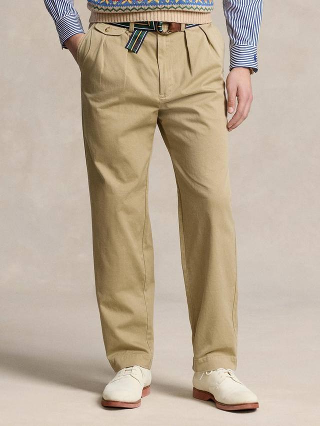 

Плиссированные брюки-чиносы polo whitman Ralph Lauren, цвет Rl Khaki