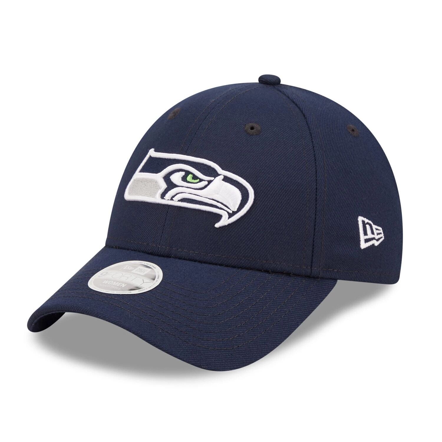 

Женская темно-синяя женская бейсболка New Era College Seattle Seahawks, простая регулируемая шляпа 9FORTY New Era