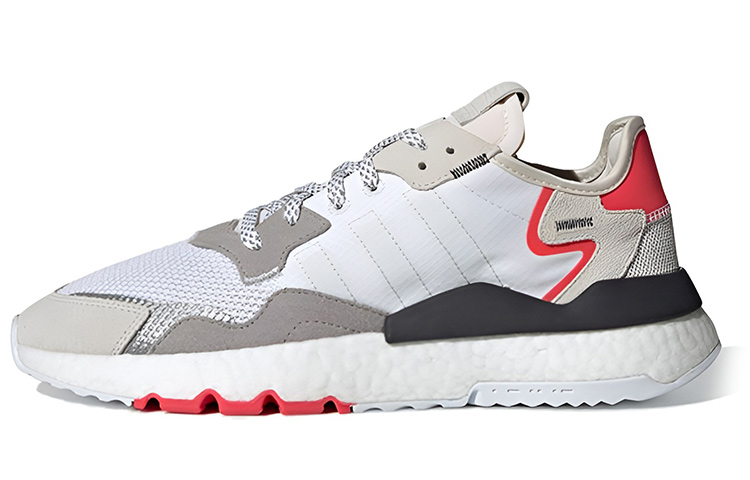 

Кроссовки Adidas Originals Nite Jogger White Shock Red, Серый, Кроссовки Adidas Originals Nite Jogger White Shock Red