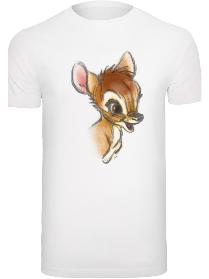 

Футболка F4NT4STIC Disney Bambi Zeichnung, белый