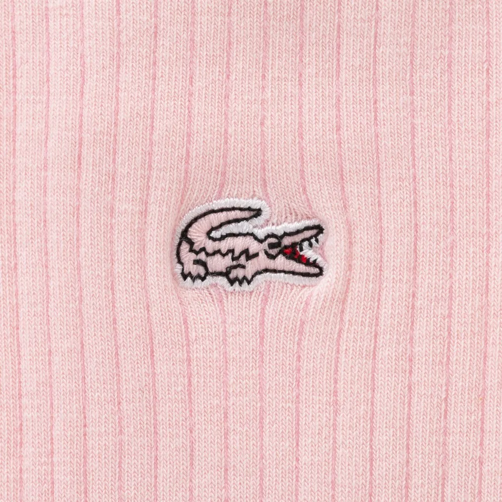 Носки женские Lacoste с открытым мыском, тёмно-синие — фото 2
