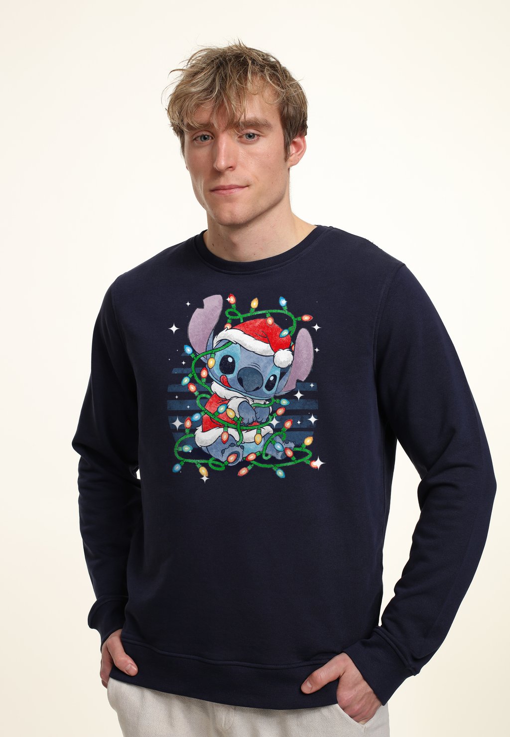 

Толстовка LILO & STITCH STITCH XMAS LIGHTS Henry Tiger, темно-синий