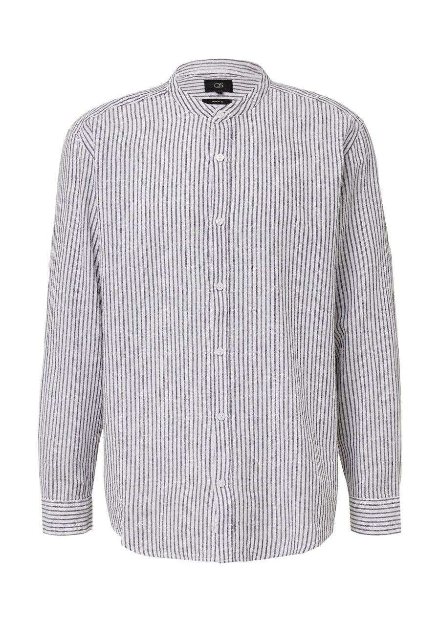 

Рубашка на пуговицах классического кроя QS, mottled black