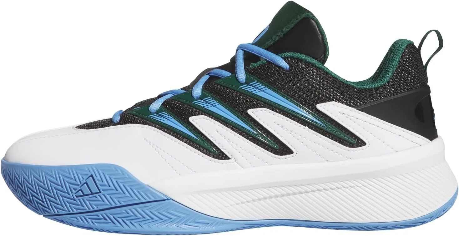 Женские баскетбольные кроссовки Adidas Originals Unisex Certified 3, Ftwr White Collegiate Green Blue Burst