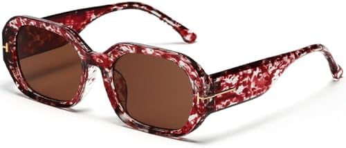 

Модные солнцезащитные очки для женщин и мужчин в стиле панк, винтажные очки с толстой оправой, ретро-очки овальной формы, женские солнцезащитные очки UV400 MTZJH, Leopard Tea